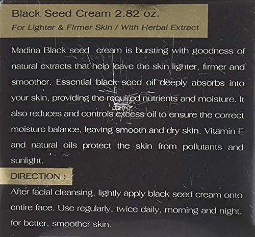 Madina black seed facial cream/lighter, 2 pack, 2.4 Pound - Image 6