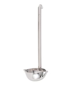 RSVP International Endurance Canning Collection Non-Reactive 18/8 Stainless Steel, Dishwasher Safe, Ladle, 13-1/2"