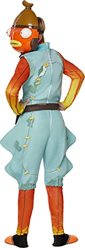 InSpirit Designs Licensed FortNite Fishstick Youth Costume Green - Image 2