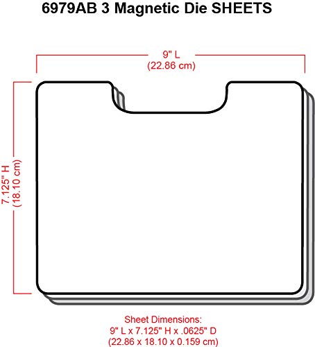 ArtBin 6979AB DIE Cut MAGENTIC STOAGE Sheets Refills 3PK, 0, 3 Count - Image 2