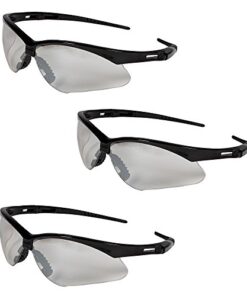Jackson Safety V30 25685 Nemesis Safety Glasses 3000357 (3 Pair) (Black Frame with Indoor/Outdoor Lens)