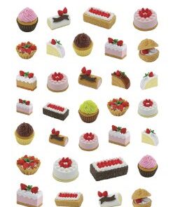 Desserts (Japanese Puzzle Eraser) Standard Stickers