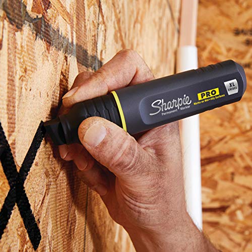 Sharpie Pro Permanent Marker, XL, Chisel Tip, Black Marker (2018347) - Image 4
